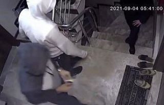 (Özel) Fatih’te evden hırsızlık girişimi kamerada
