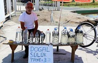 (Özel) Geçimlerini 35 yıldır sülük satarak sağlıyorlar