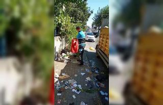(Özel) Pendik’te temizlik işçisinin yürek ısıtan...