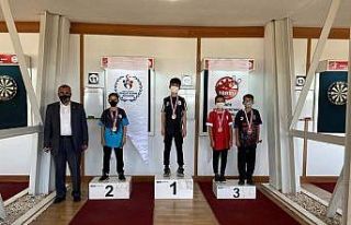 Pamukkale Belediyespor Kulübü dartta da söz sahibi...