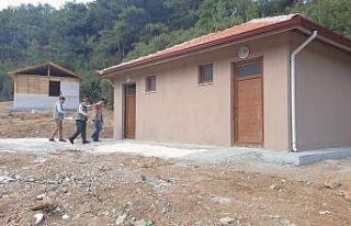 Pınarlı Tabiat Parkı’na gerçekleştirilen tesis...