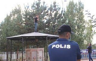 Polise bir an olsun huzur vermiyor, şimdide şadırvanın...