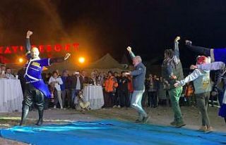 Ralliciler yorgunluğu Kafkas dansıyla attı