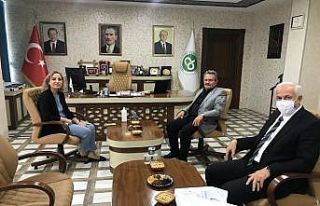 Rektör Çakar’dan Başkan Koloğlu’na ziyaret
