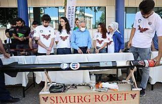 Rektör Özaydın TEKNOFEST’te finale kalan projeleri...