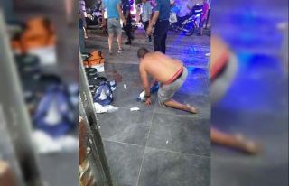 Restoranda meydan savaşı gibi kavga
