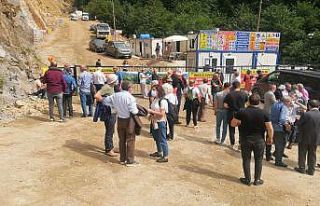 Rize İkizdere’de taş ocağı bölgesinde bilirkişi...