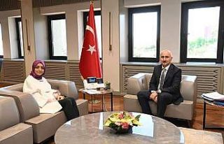 Saadet Oruç, Ereğli-Devrek yolu için bakana gitti