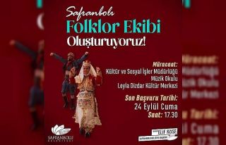 Safranbolu Halk Oyunları ekibi kuruluyor