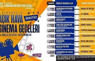Safranbolu’da ‘Açık Hava Sinema Geceleri’...