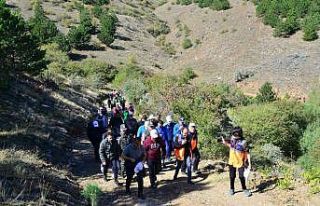Sağlık için doğa yürüyüşü düzenlendi