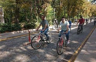Sağlıklı bir yaşam için pedallar döndü