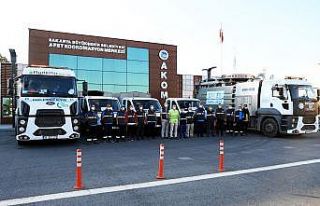 Sakarya’dan afet bölgesine destek ekipler gönderildi