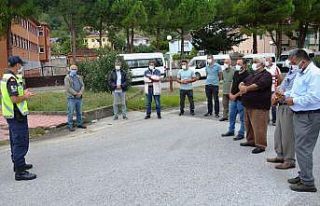 Samsun Bafra’da okul servislerine sıkı denetim