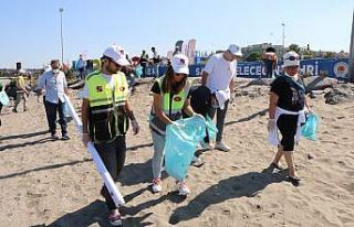 Samsun plajlarında çevre temizliği