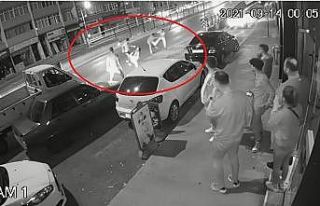 Samsun’da bıçakla yaralama anı güvenlik kamerasında