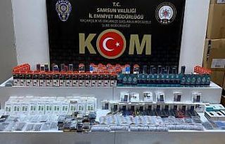 Samsun’da bin 997 adet kaçak cep telefonu malzemesi...