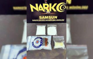 Samsun’da bir kişi 303 gram metamfetamin ile yakalandı