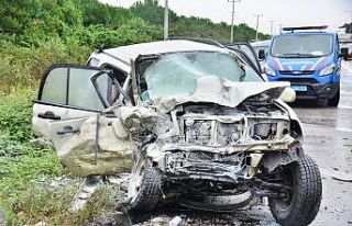 Samsun’da cip ile minibüs çarpıştı: 4 yaralı