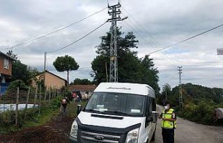 Samsun’da jandarma okul servislerini denetledi