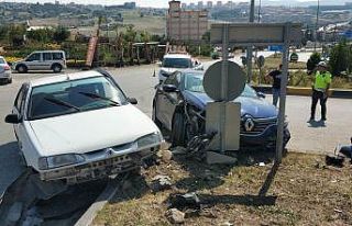 Samsun’da kavşakta kaza: 3 yaralı