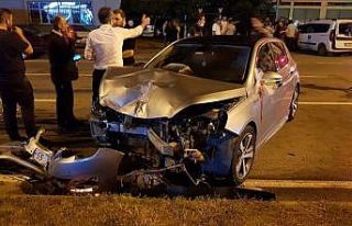 Samsun’da trafik kazası: 1 yaralı