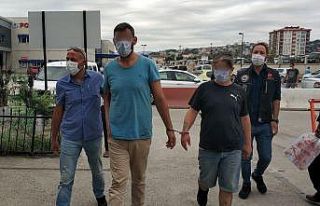 Samsun’da uyuşturucu ticaretinden 5 şahıs adliyede