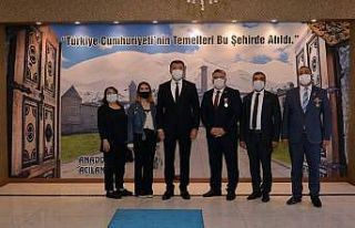 Şehit Aileleri ve Gazilerden Vali Memiş’e ziyaret