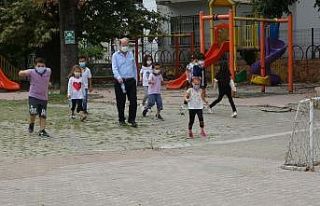 Sel bölgesi eğitime hazırlandı, minikler okulla...