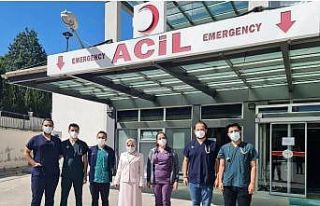 Selendi Devlet Hastanesine atanan doktorlar göreve...