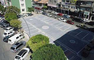 Semerciler sokağında bulunan otopark yenilendi