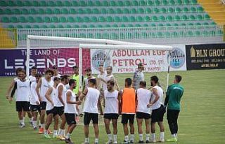 Serik Belediyespor Çorumspor FK maçı hazırlıklarını...