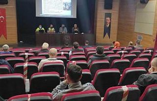 Servis sürücülerine eğitim verildi