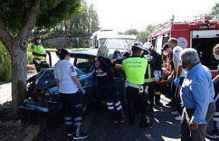 Seyir halindeyken sara krizi geçirdi, ağaca çarpıp...