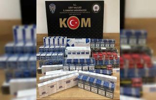 Siirt’te gümrük kaçağı sigara ele geçirildi