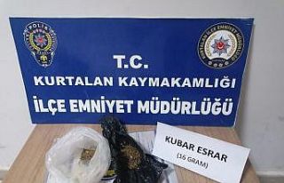 Siirt’te üzerinde uyuşturucu tespit edilen 1 kişi...