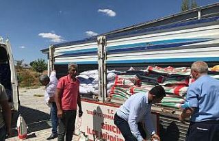 Sincik’te çiftçilere tohum dağıtıldı