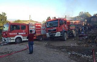 Sındırgı’da bir ev çıkan yangında küle döndü