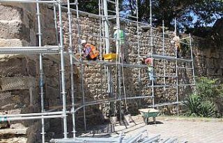 Sinop’ta kale surlarında restorasyon başladı