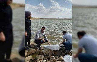 Şırnak’ta baraj ve göletlere 337 bin balık bırakıldı