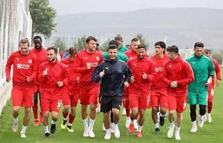 Sivasspor ara vermeden Karagümrük maçı hazırlıklarına...