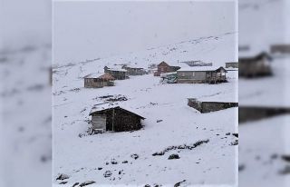 Sivas’ta mevsimin ilk karı düştü
