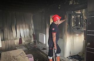 Sungurlu’da ev yangını korkuttu