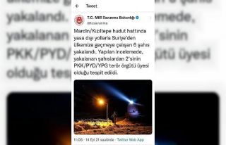 Suriye sınırından Mardin’e girmeye çalışan...