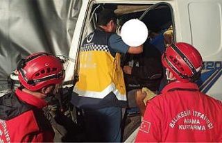 Susurluk’ta trafik kazası 1 yaralı