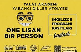 Talas Belediyesi’nden İngilizce kursu