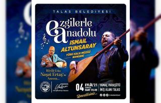 Talas’ta İsmail Altunsaray konseri
