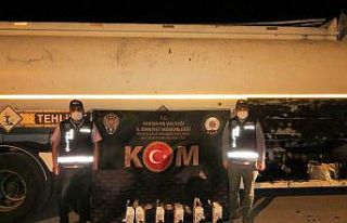 Tankerde 19 ton kaçak akaryakıt ele geçirildi