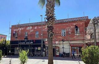 Tarihi Nusaybin Kapalı Çarşısında çalışmalar...