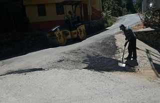Taşatan grup yolunda bakım onarım çalışması
